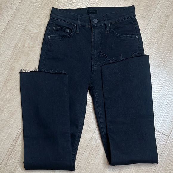 NEW! MOTHER Insider Crop Step Fray in Not Guilty SIZE 24 0824 - Picture 8 of 13